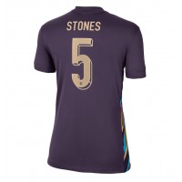 Stroje piłkarskie Anglia John Stones #5 Koszulka Wyjazdowej dla damskie ME 2024 Krótki Rękaw